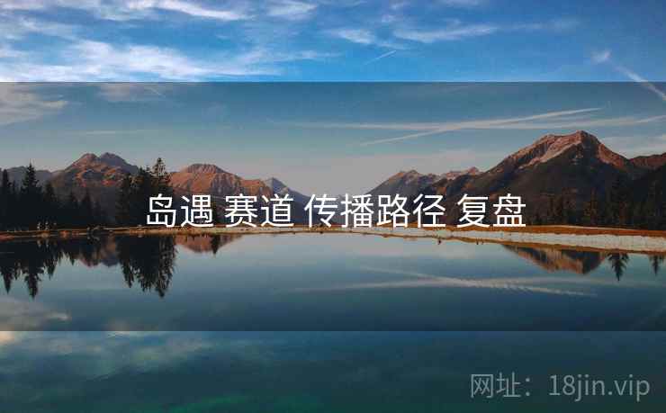 岛遇 赛道 传播路径 复盘