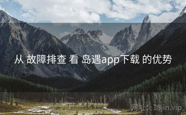 从 故障排查 看 岛遇app下载 的优势