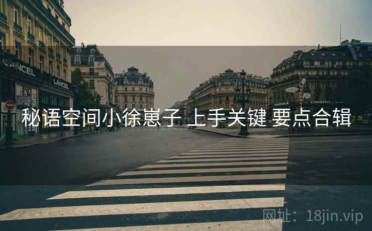 秘语空间小徐崽子 上手关键 要点合辑 秘语空间小徐崽子 上手关键 要点合辑